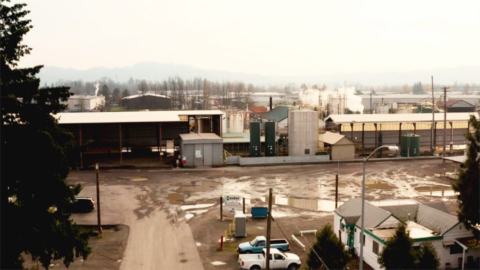 JH Baxter creosote factory in West Eugene.
